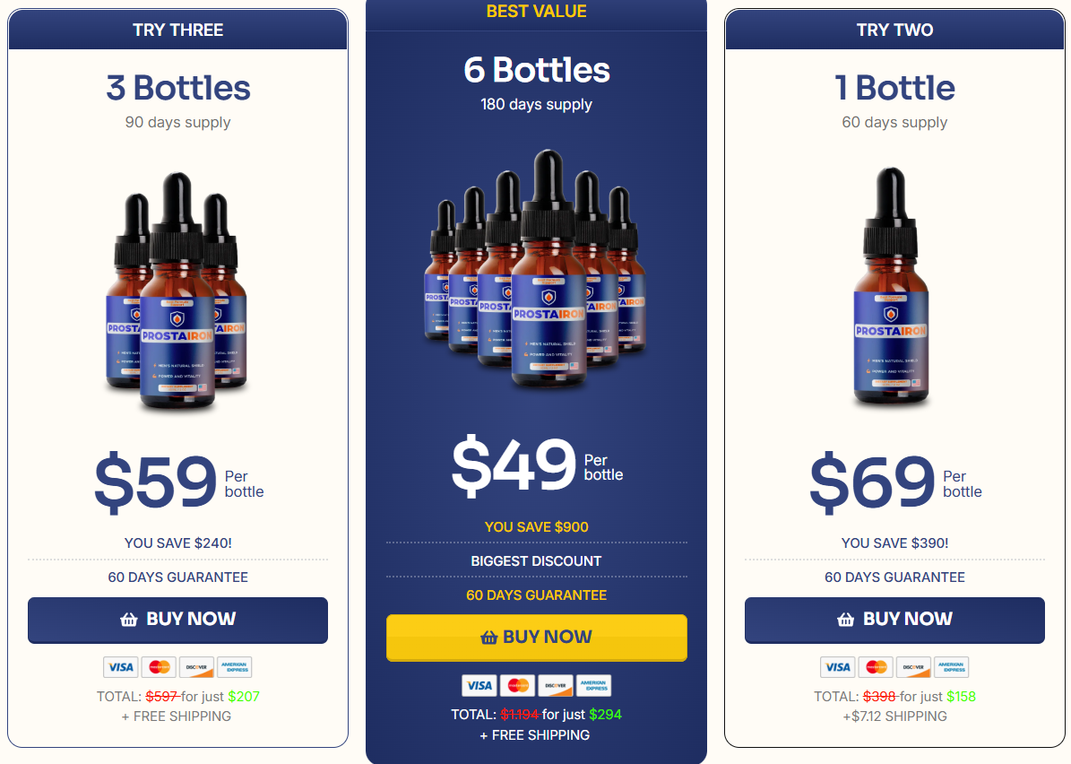 Prostairon   Pricing Details